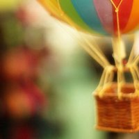 唯美热气球头像