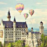 唯美热气球头像