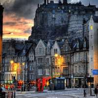 唯美街景图片头像