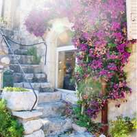 唯美街景图片头像