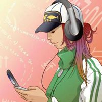 嘻哈头像女动漫图片