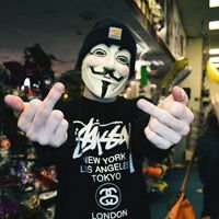 嘻哈街头风格头像 欧美嘻哈耍酷男生头像