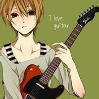 微信吉他头像图片 弹吉他唯美浪漫头像