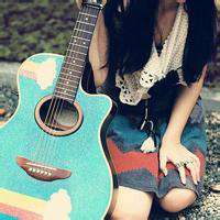 微信吉他头像图片 弹吉他唯美浪漫头像