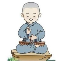 微信头像和尚打坐头像