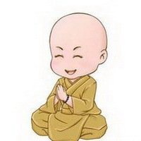 微信头像和尚打坐头像