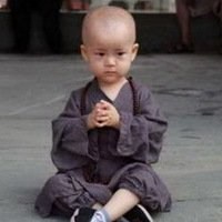 微信头像和尚打坐头像