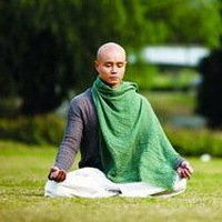 微信头像和尚打坐头像