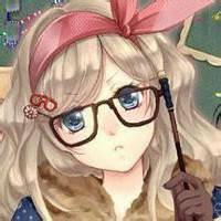 微信头像女生戴眼镜框