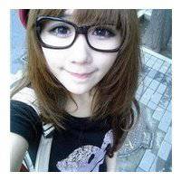 微信头像女生戴眼镜框