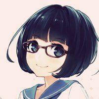 微信头像女生戴眼镜框