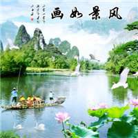 微信山水树林头像