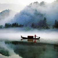 微信山水树林头像