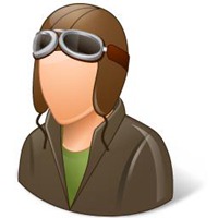 微信帅气飞行员头像