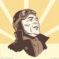 微信帅气飞行员头像