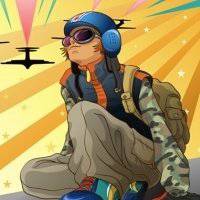 微信帅气飞行员头像