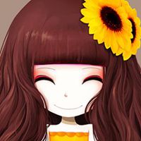 微信花花姑娘头像 卡通好看花花姑娘头像