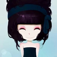 微信花花姑娘头像 卡通好看花花姑娘头像