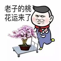 吉利招财桃花运头像