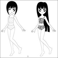 小公主头像简笔画