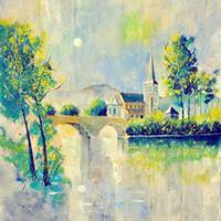 小桥流水头像_有意境的田园风格小桥流水人家头像