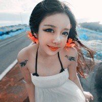 小清新带花头像女生_清新可爱女生戴花头像图片