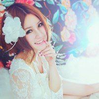 小清新带花头像女生_清新可爱女生戴花头像图片