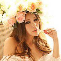 小清新带花头像女生_清新可爱女生戴花头像图片