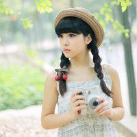 扎两个麻花辫头像_炸麻花辫可爱女生头像图片