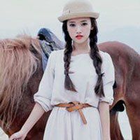 扎两个麻花辫头像_炸麻花辫可爱女生头像图片