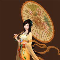 打油纸伞头像图片_复古有意境撑油纸伞美女头像