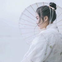 打油纸伞头像图片_复古有意境撑油纸伞美女头像