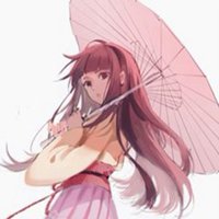 打油纸伞头像图片_复古有意境撑油纸伞美女头像