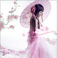 打油纸伞头像图片_复古有意境撑油纸伞美女头像