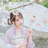 打油纸伞头像图片_复古有意境撑油纸伞美女头像