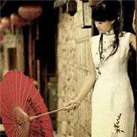 打油纸伞头像图片_复古有意境撑油纸伞美女头像