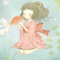 日本风铃头像_日本小清新意境风铃头像