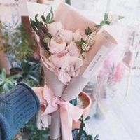 最好看的微信花束头像_包裹花束唯美清新头像大图