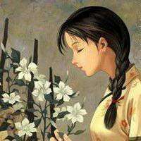 栀子花头像图片唯美_清新洁白栀子花头像图片