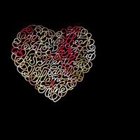 桃心头像卡通_卡通桃心爱心形状头像图片