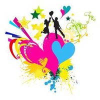 桃心头像卡通_卡通桃心爱心形状头像图片