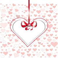 桃心头像卡通_卡通桃心爱心形状头像图片