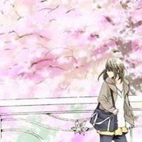 梦幻樱花头像女生_动漫浪漫樱花少女头像图片