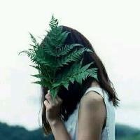 森系女生捧花遮脸头像_用花遮脸的可爱女生头像