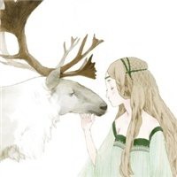 森系麋鹿头像