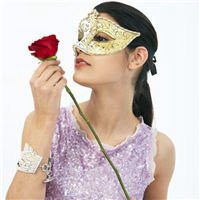 欧美女拿花头像_手拿花的唯美欧美女生头像图片