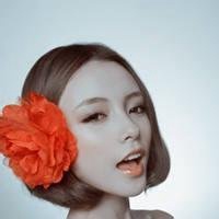 美女戴花头像_可爱女生戴花好看头像图片