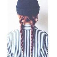 辫子头像女生背影_扎辫子可爱女生背影头像图片