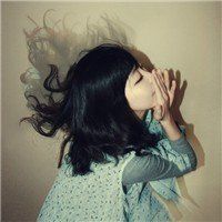 厌世脸头像女生