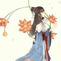 唯美古风头像女意境